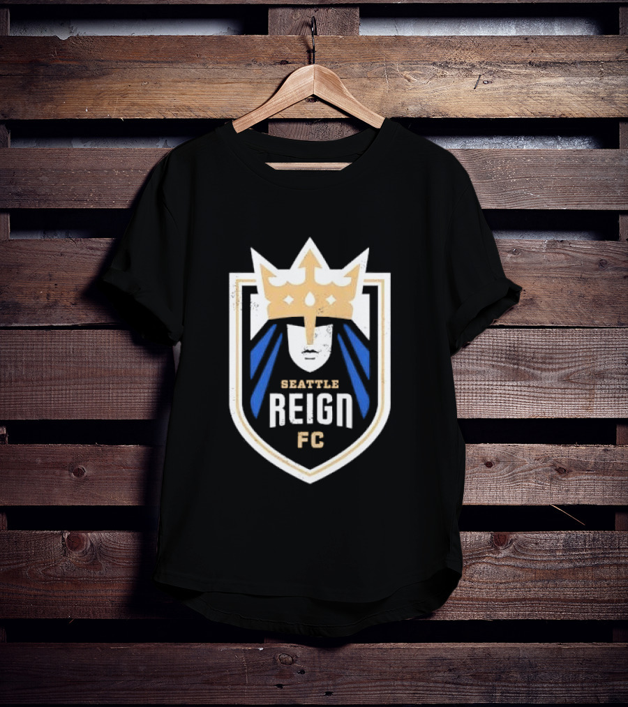 Seattle Reign FC Distressed Crown Crest T-Shirt