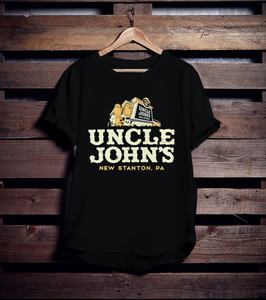 Uncle John's Family Restaurant New Stanton PA Building Silo Architecture T-Shirt