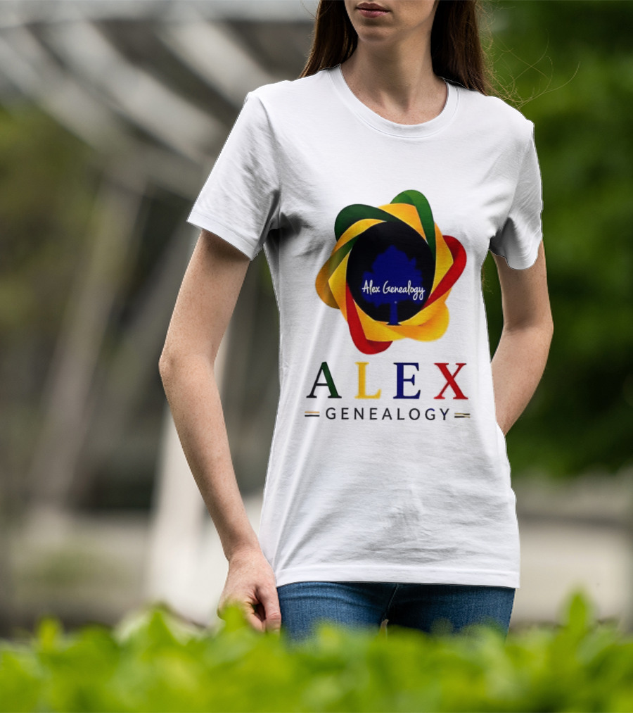 Alex Genealogy Trust Census Records More Than People Colorful Tree T-Shirt