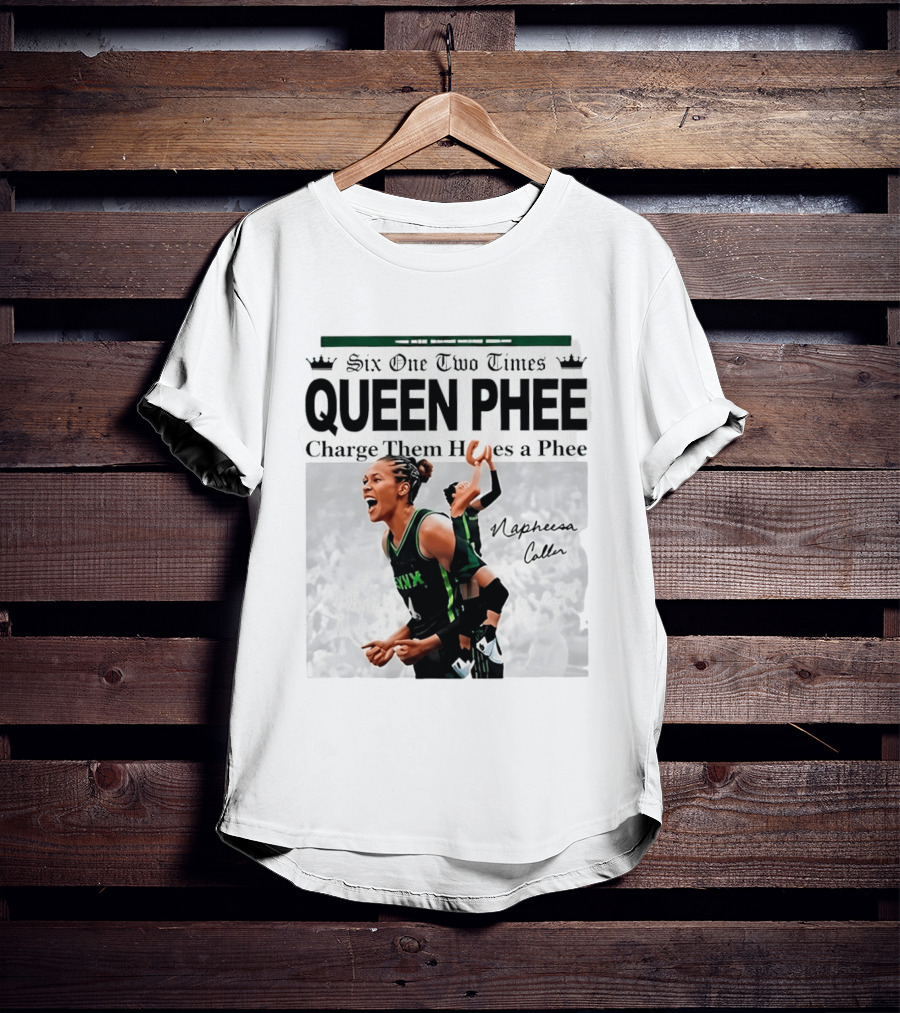 Six One Two Times Queen Phee Charge Them Hoops Napheesa Collier Lynx T-Shirt