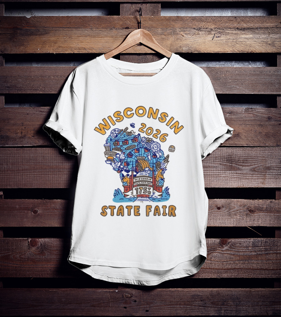 Wisconsin 2026 State Fair 175th Anniversary Celebration T-Shirt