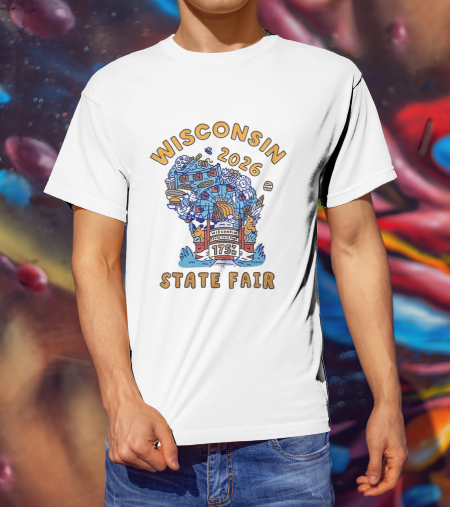 Wisconsin 2026 State Fair 175th Anniversary Celebration T-Shirt