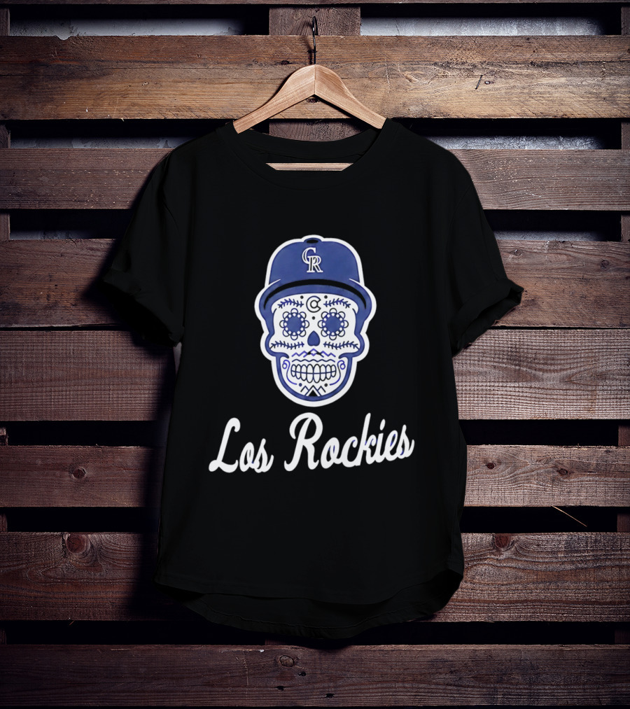 2026 Colorado Los Rockies CR Skull Cap T-Shirt