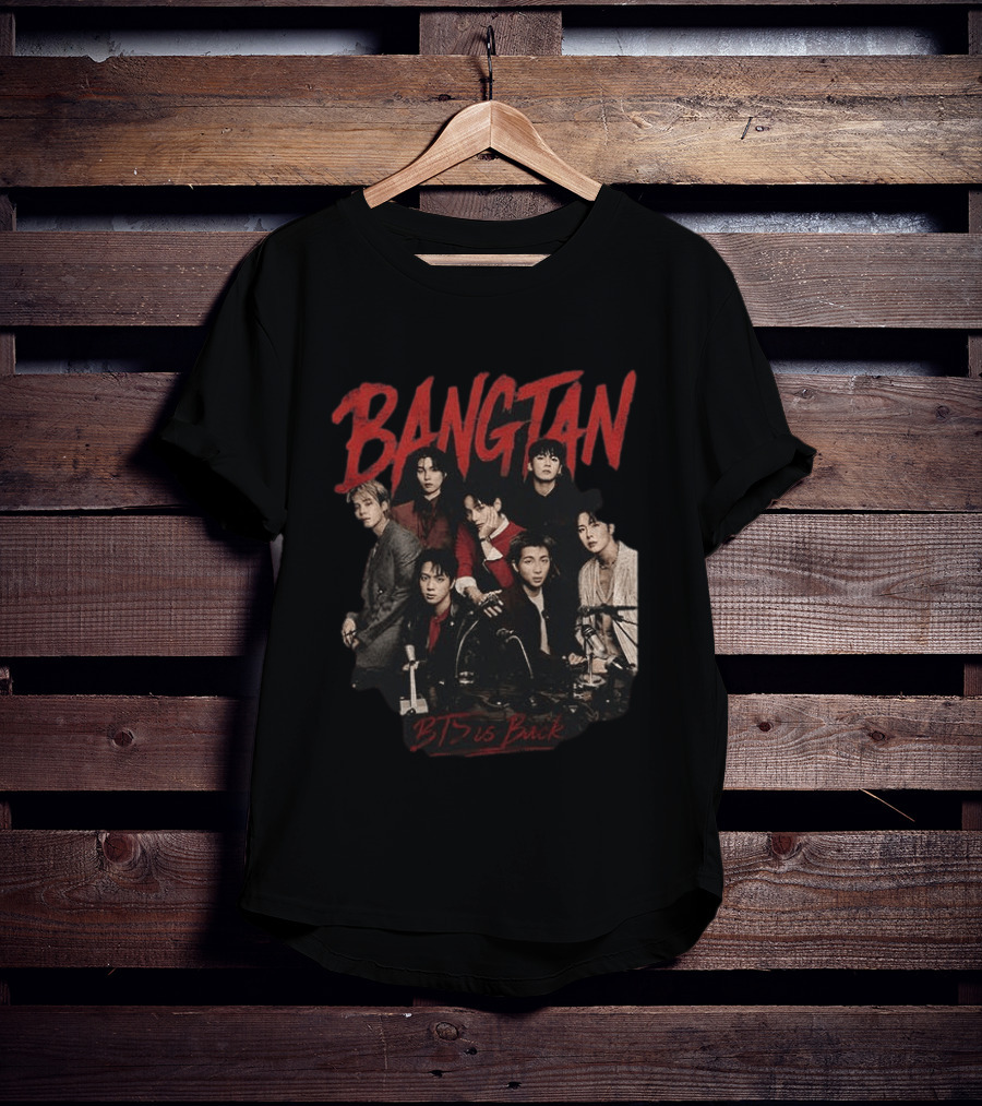 Bangtan BTS Is Back World Tour Kpop Lover T-Shirt