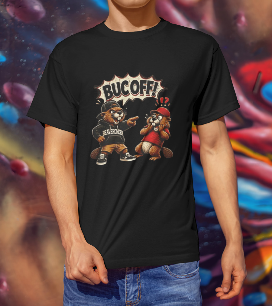 Beavercreek Ohio Beaver Bucoff Strong Cartoon Beavers T-Shirt