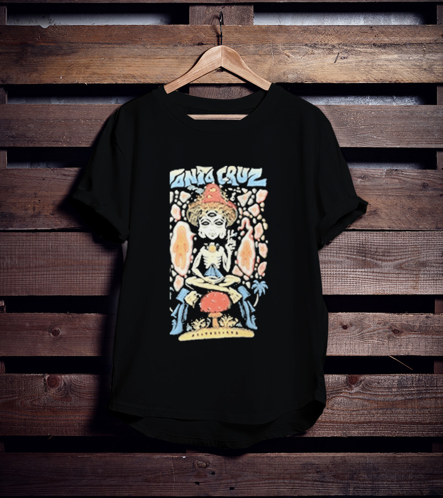 Boardertown Santa Cruz Winkowski Spaced Out Trippy 70s T-Shirt