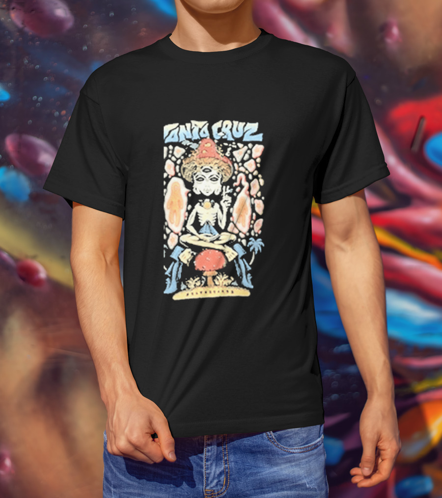 Boardertown Santa Cruz Winkowski Spaced Out Trippy 70s T-Shirt