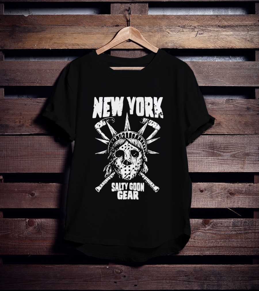 New York Salty Goon Gear Hockey T-Shirt