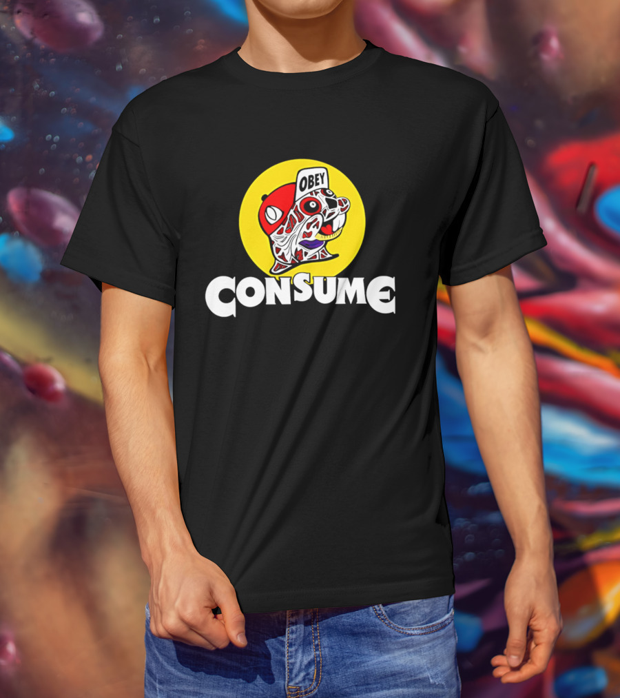 Obey Consume Beaver Streetwear Hip Hop T-Shirt