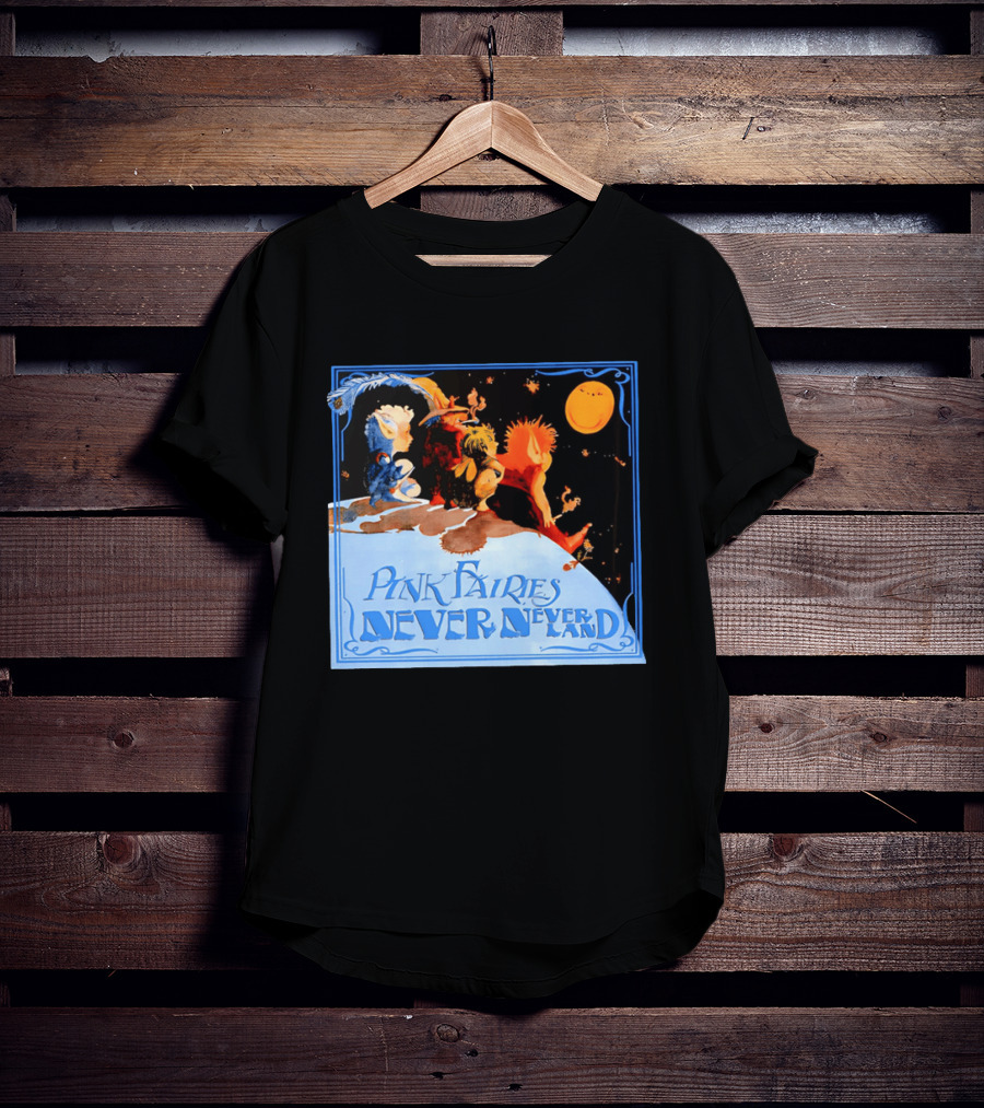 Pink Fairies Never Never Land Vintage Fantasy T-Shirt