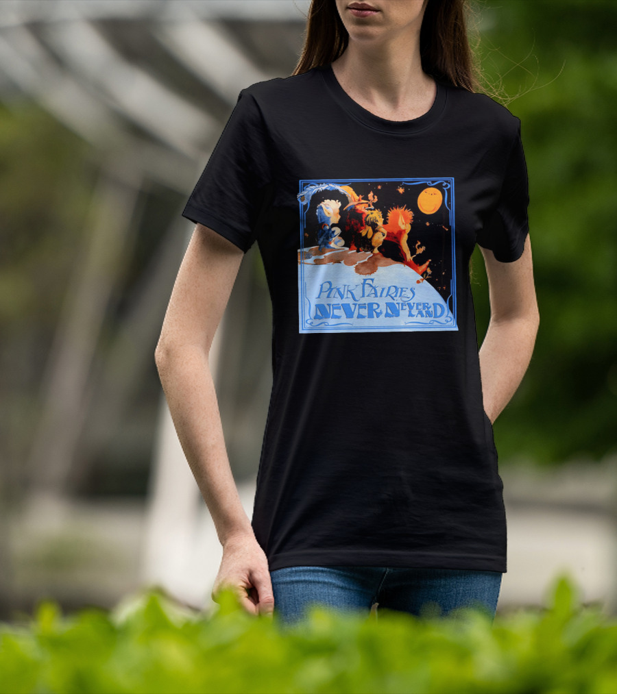 Pink Fairies Never Never Land Vintage Fantasy T-Shirt