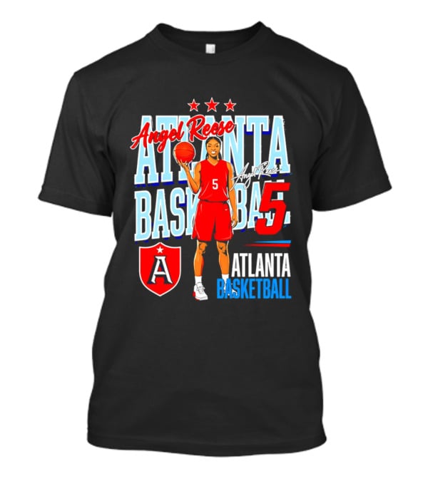 Angel Reese Atlanta Basketball Number 5 T-Shirt