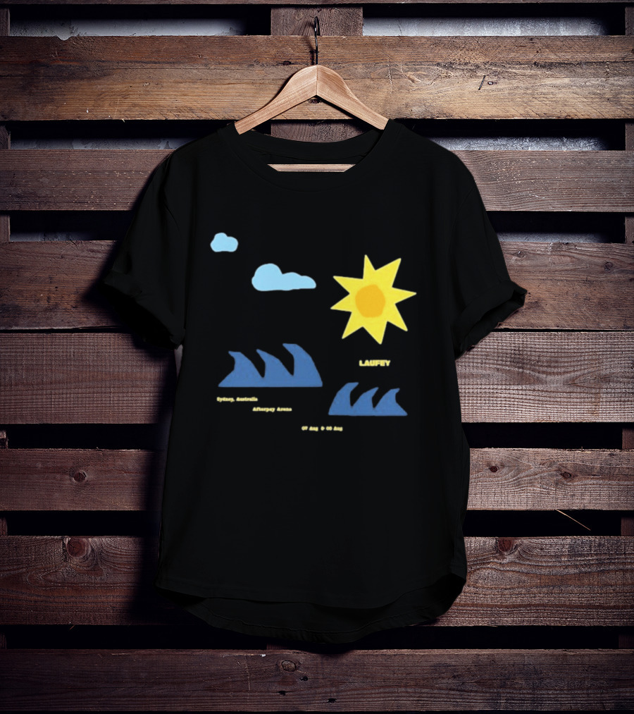 Sydney Australia Opera House Laufey Event Sun & Clouds T-Shirt