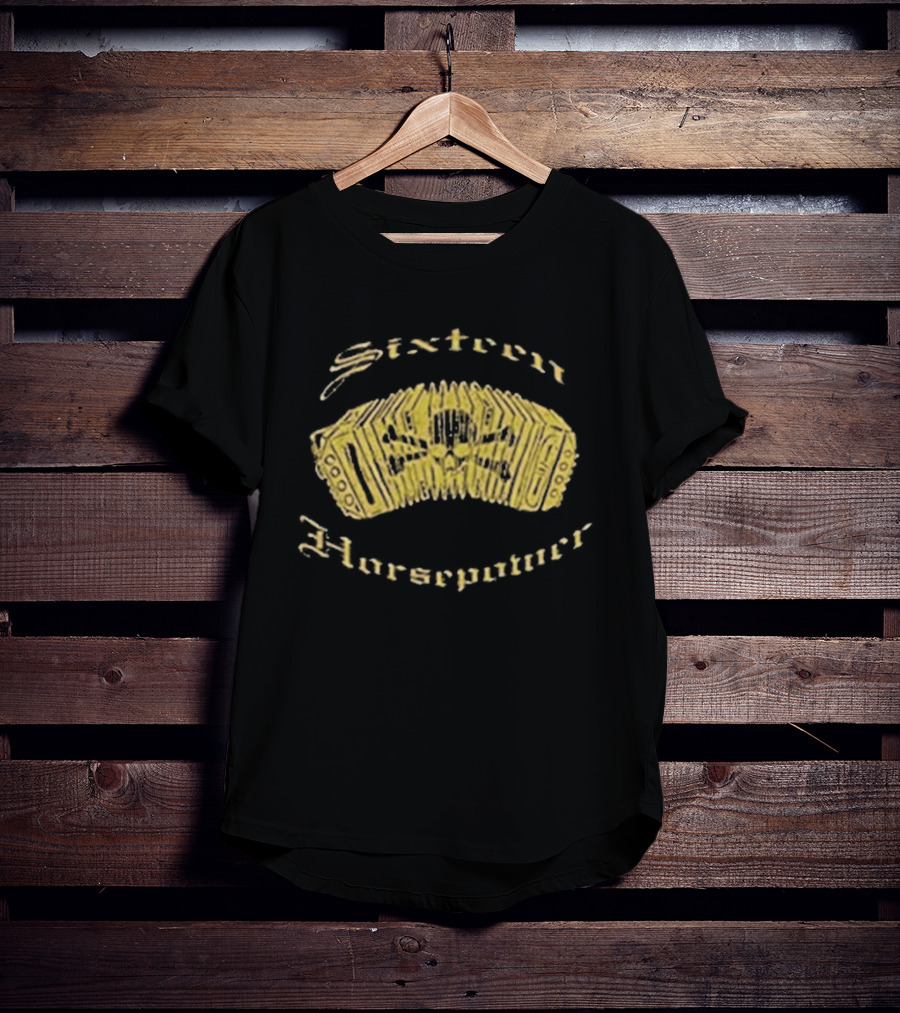 Sixteen Horsepower Yellow Accordion T-Shirt