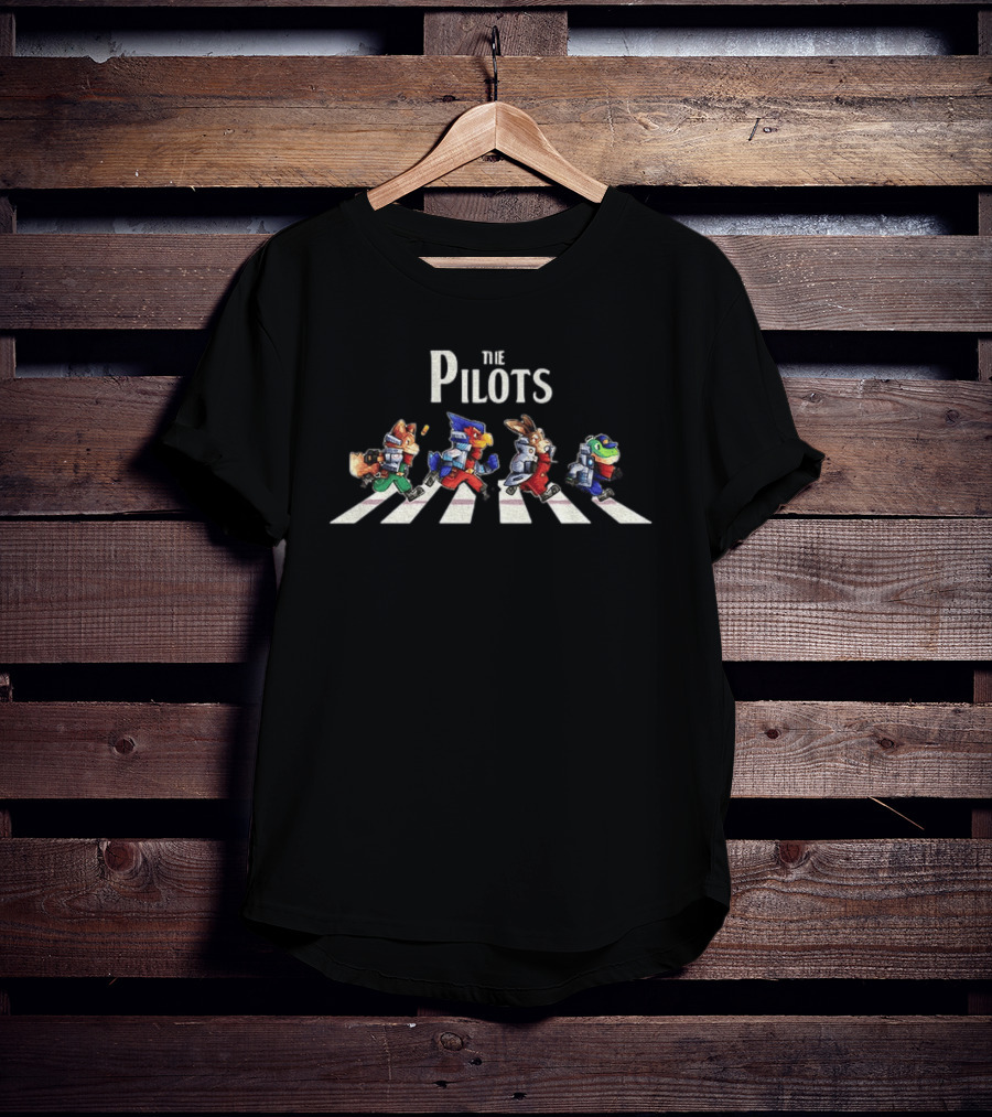 Star Fox Abbey Road The Pilots Crossing Iconic Walkway T-Shirt