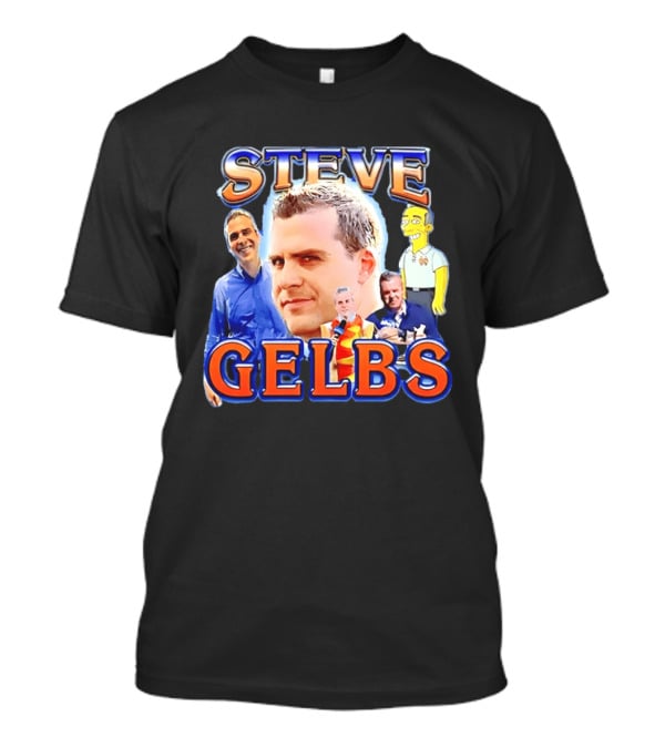 Steve Gelbs Bootleg Photo Collage Simpsonized Cartoon Hot Dog Suit T-Shirt