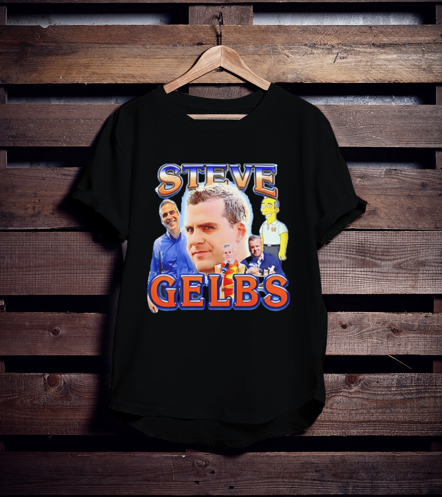 Steve Gelbs Bootleg Photo Collage Simpsonized Cartoon Hot Dog Suit T-Shirt
