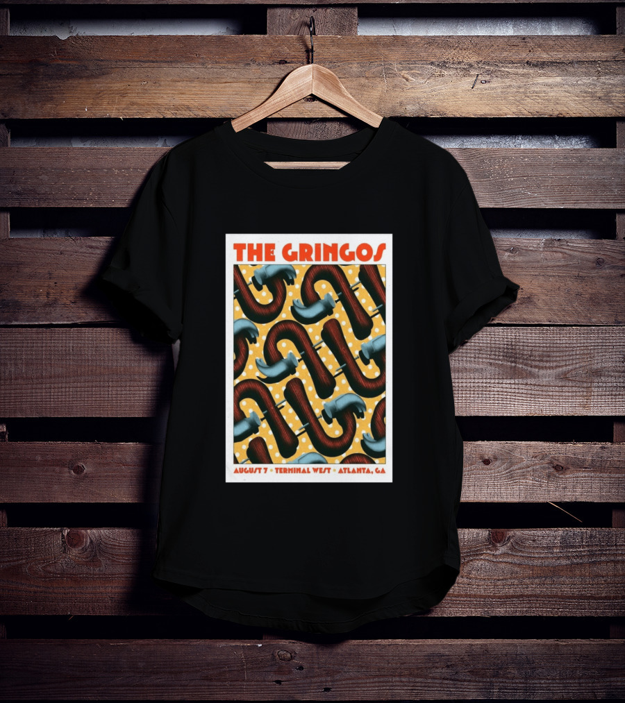 The Gringos August 7 2026 Terminal West Atlanta GA T-Shirt