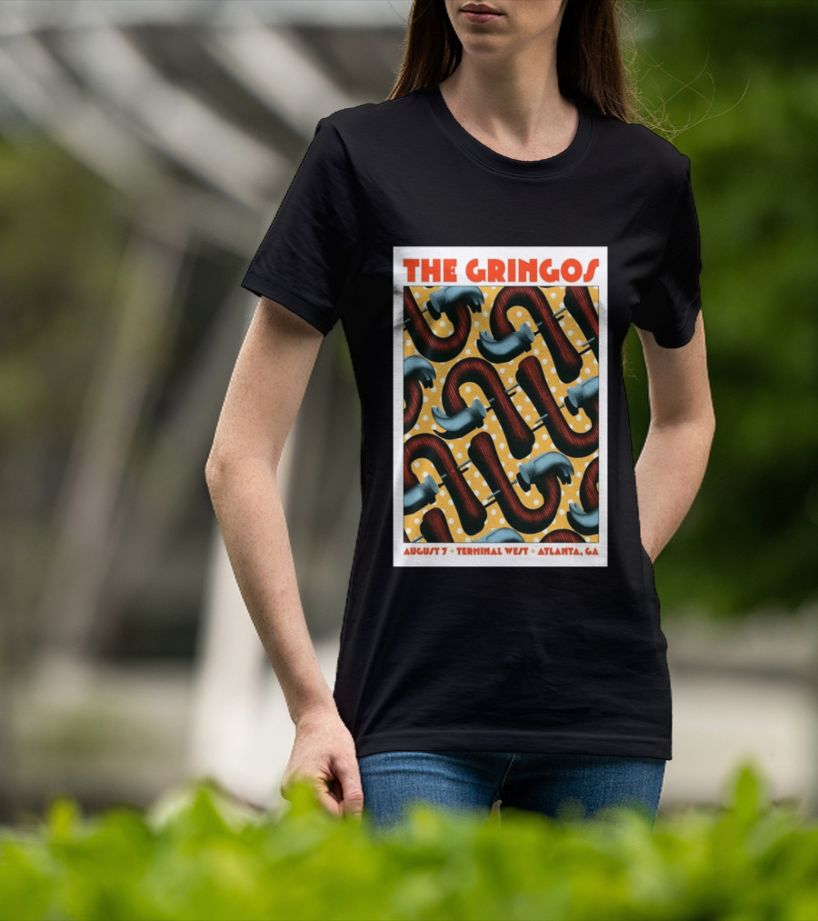 The Gringos August 7 2026 Terminal West Atlanta GA T-Shirt