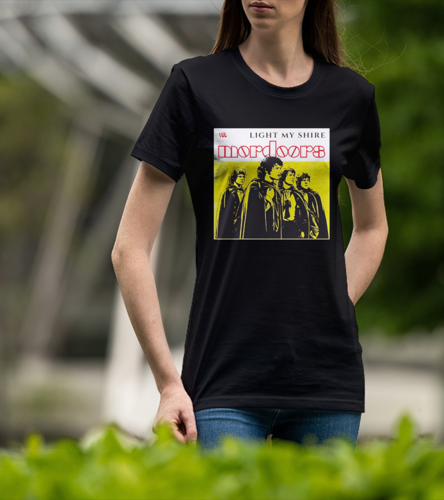 The Light My Shire Mordoors Four Hobbits Cloaks Yellow T-Shirt