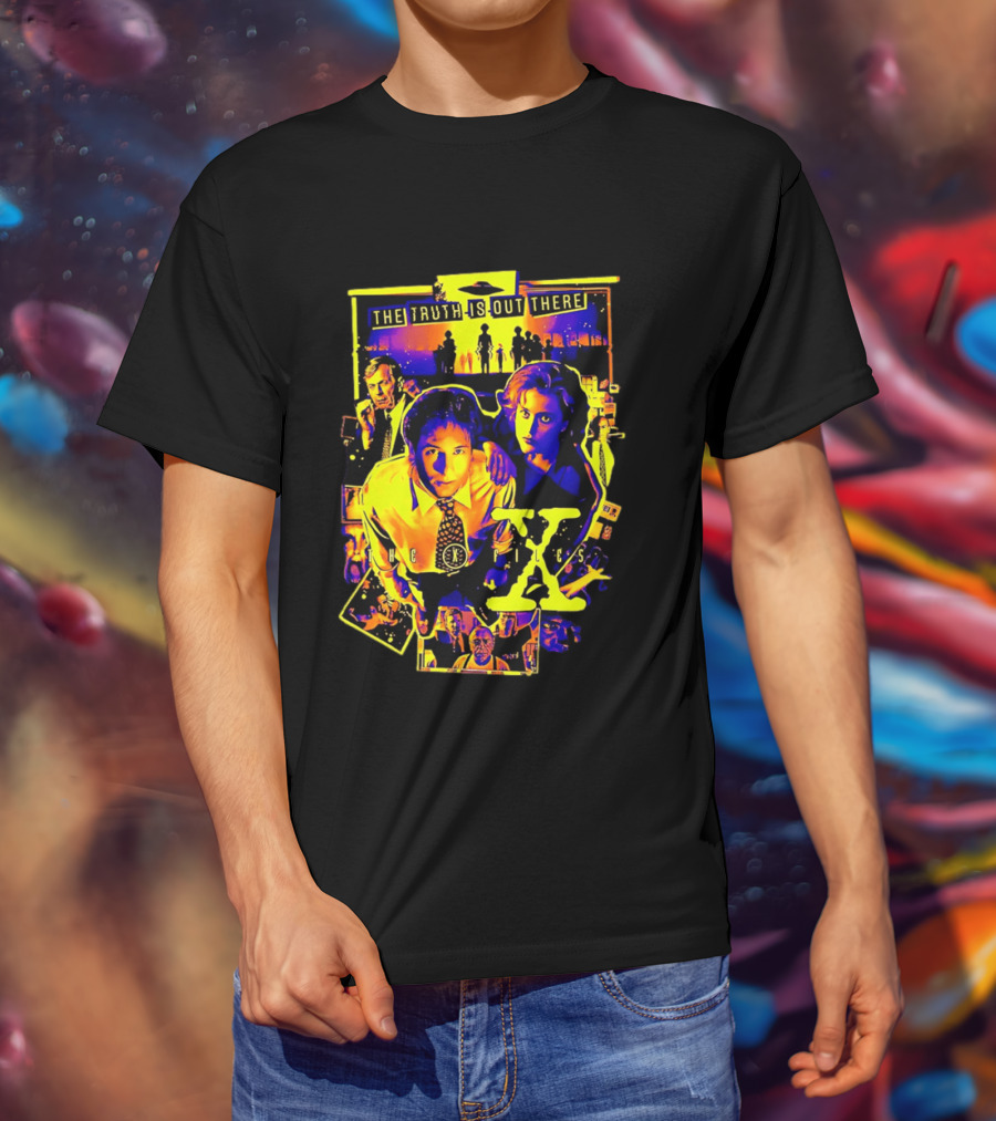 The Truth Is Out There The X Files Mulder Scully 90s TV Series T-Shirt