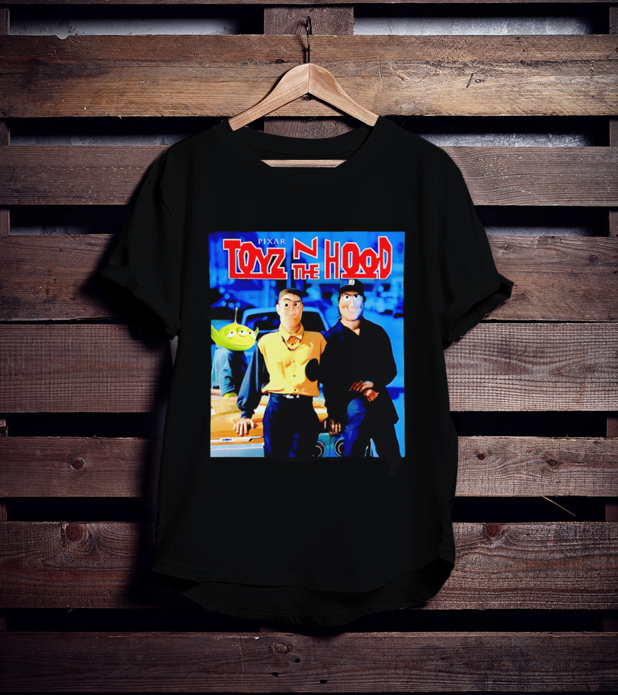 Pixar Toyz N The Hood Parody Toy Story Characters T-Shirt