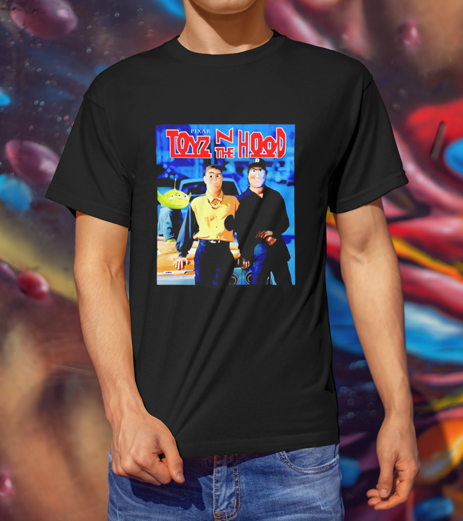 Pixar Toyz N The Hood Parody Toy Story Characters T-Shirt