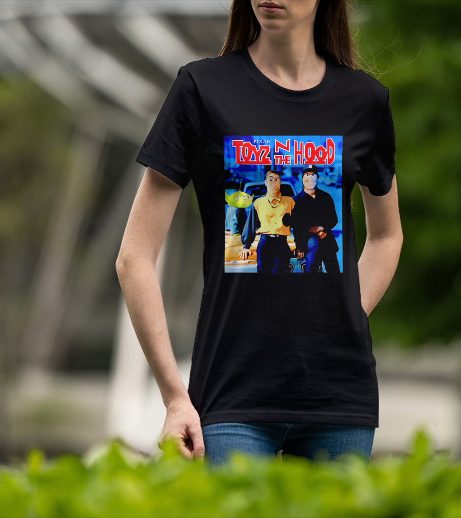 Pixar Toyz N The Hood Parody Toy Story Characters T-Shirt