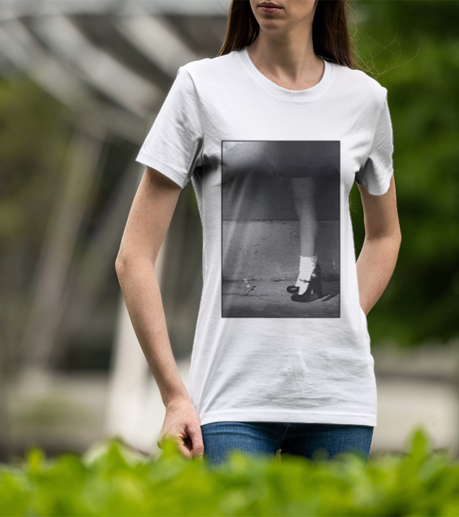Ariana Grande Petal In The Pavement Vintage Aesthetic Monochrome T-Shirt