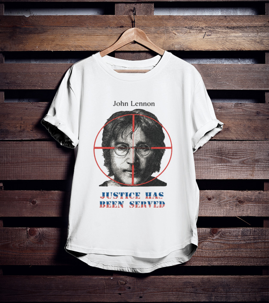 John Lennon Justice Has Been Served Crosshair Target T-Shirt