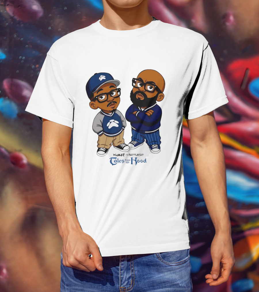 Kurupt DJ Battlecat Tales From My Hood Characters T-Shirt
