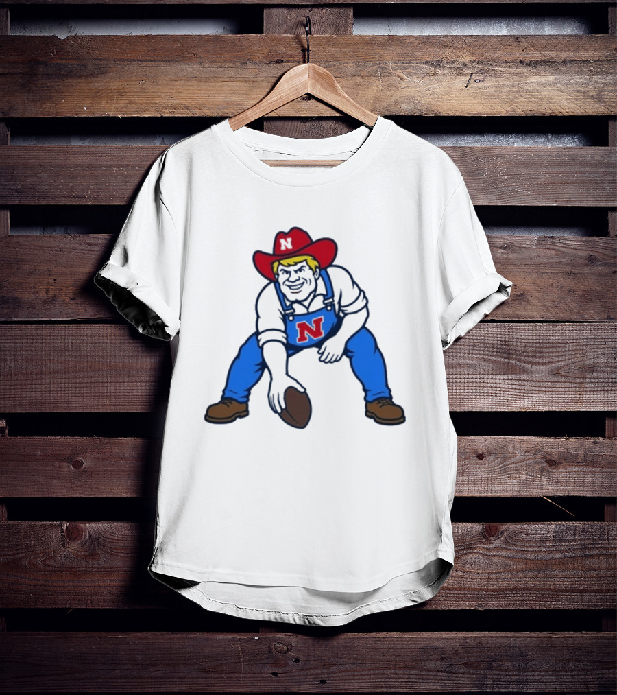 Herbie Husker Nebraska Cornhuskers Iconic Football T-Shirt