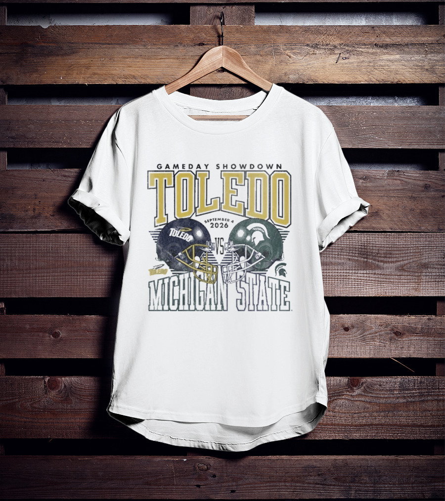 Toledo Rockets Michigan State Spartans Gameday Showdown September 4 2026 T-Shirt