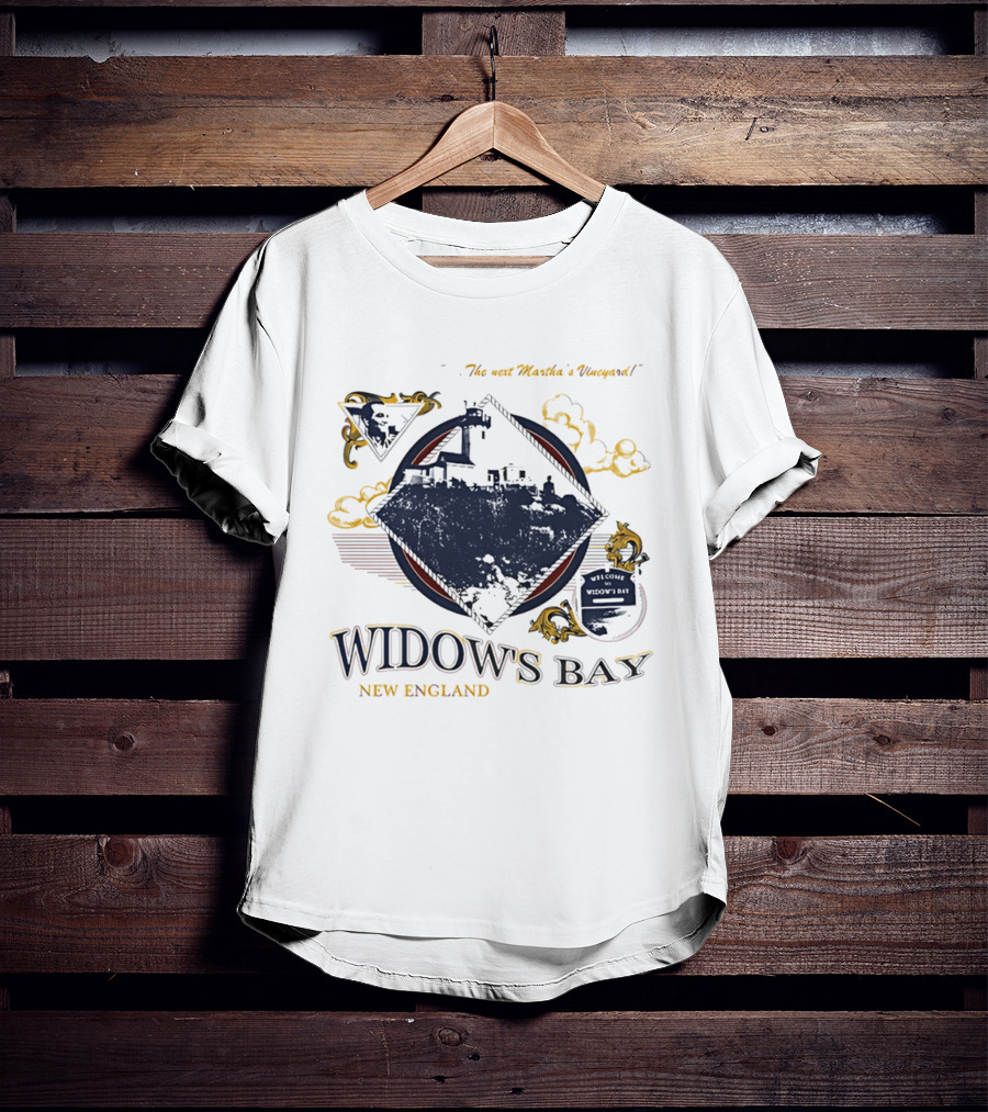 Widow's Bay New England The Next Maine's Vineyard Mysterious Island T-Shirt