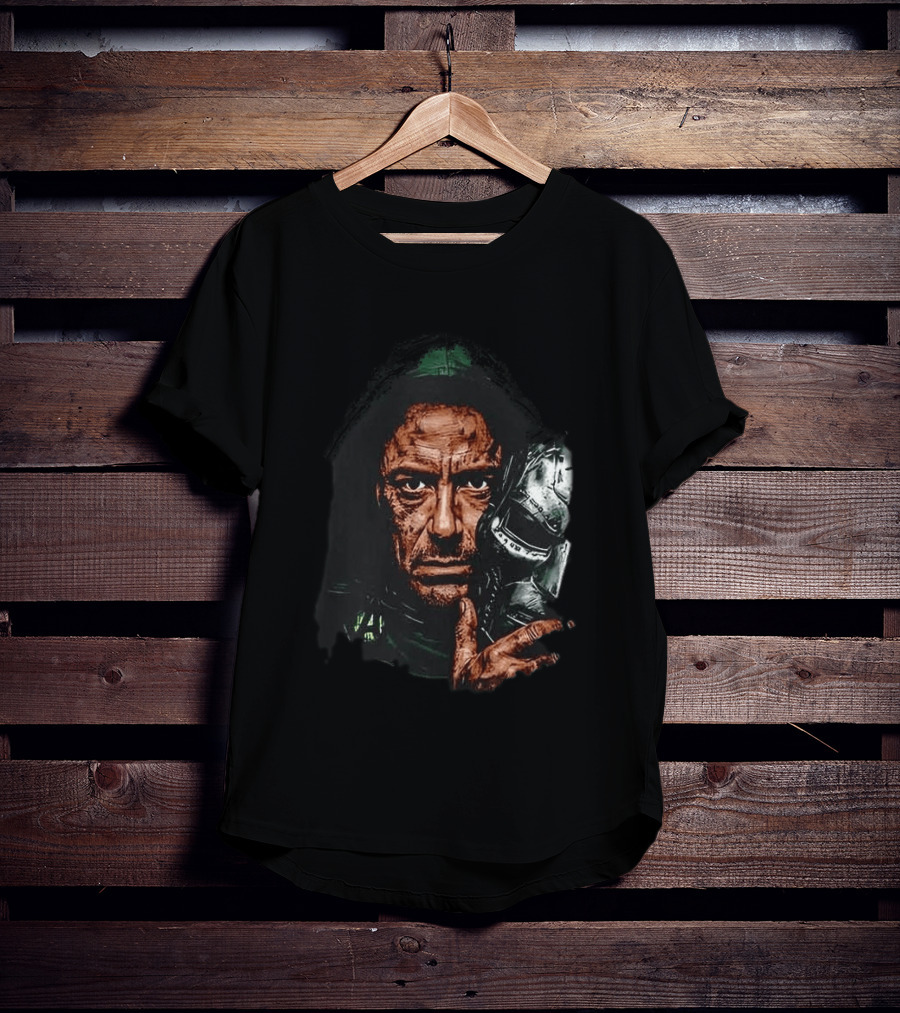Avengers Doctor Doom Green Cloak Metal Mask Marvel Comics Villain T-Shirt