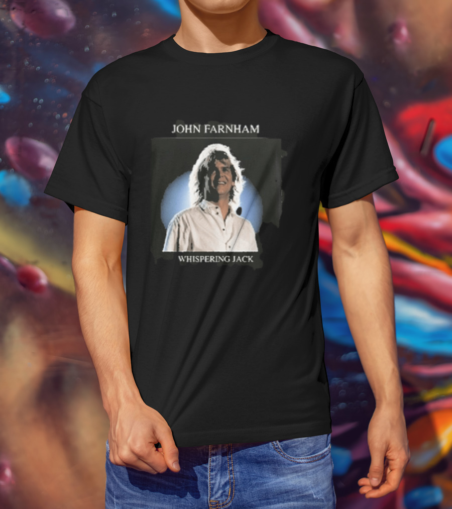 John Farnham Whispering Jack Photo Vintage Album Cover T-Shirt