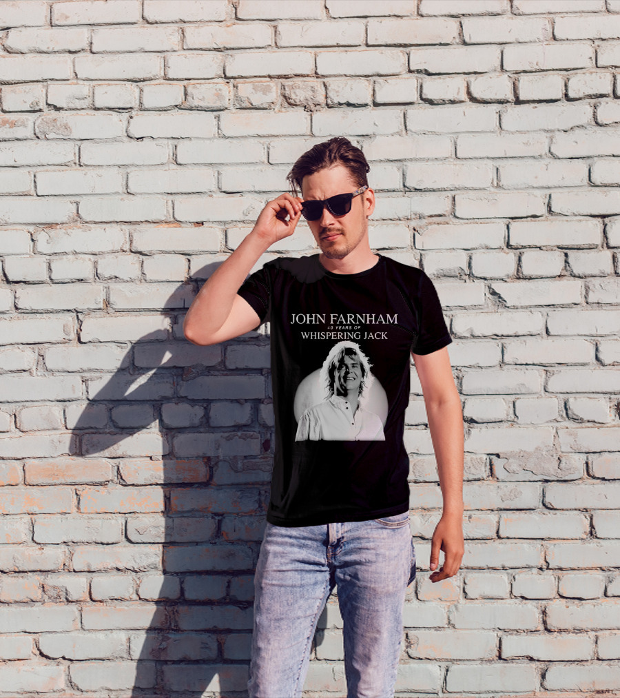 40 Years Of John Farnham Whispering Jack T-Shirt