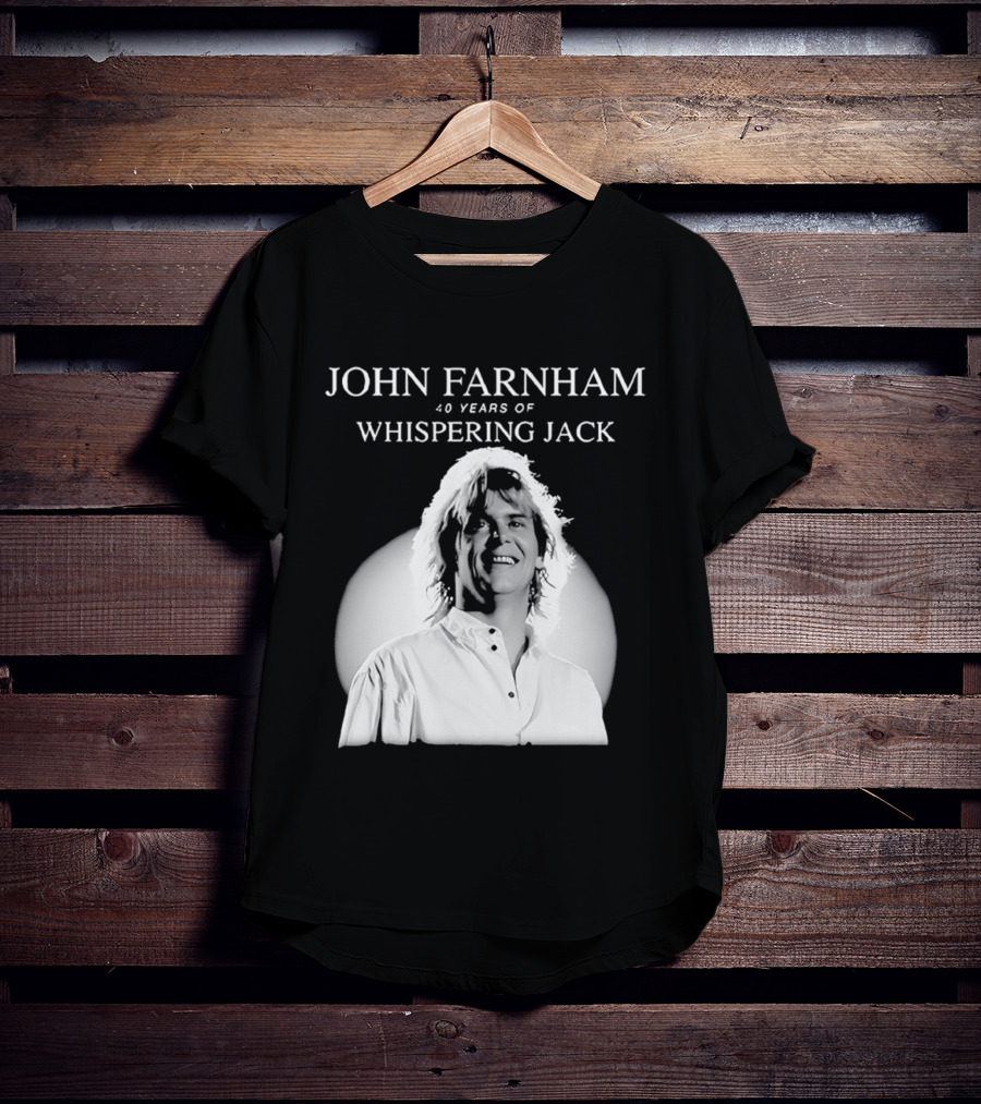 40 Years Of John Farnham Whispering Jack T-Shirt