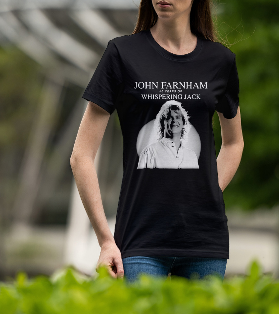 40 Years Of John Farnham Whispering Jack T-Shirt