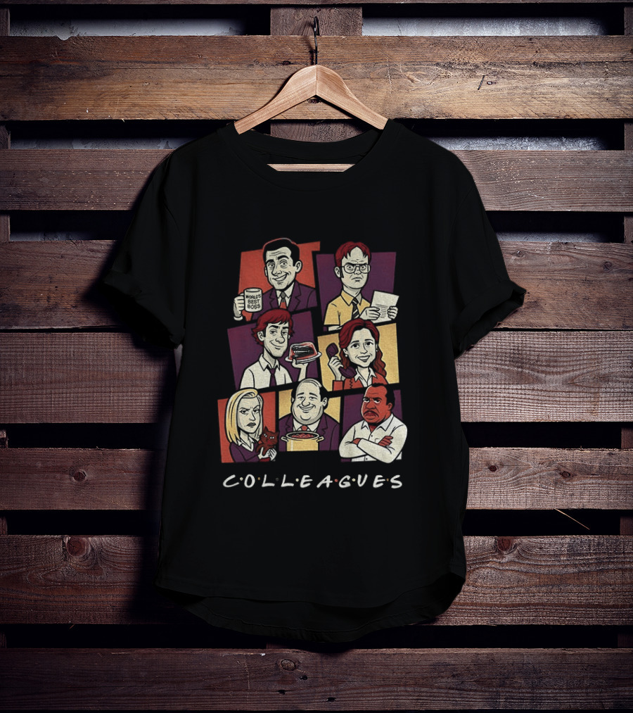The Office Characters Colleagues Iconic TV Series Merch T-Shirt