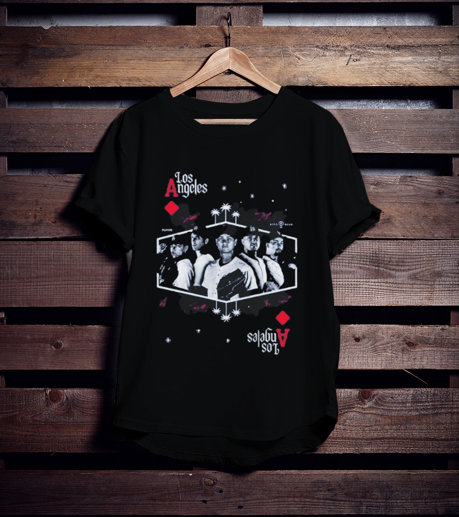 Los Angeles Aces Kike Hernandez Baseball Team Player Lineup T-Shirt