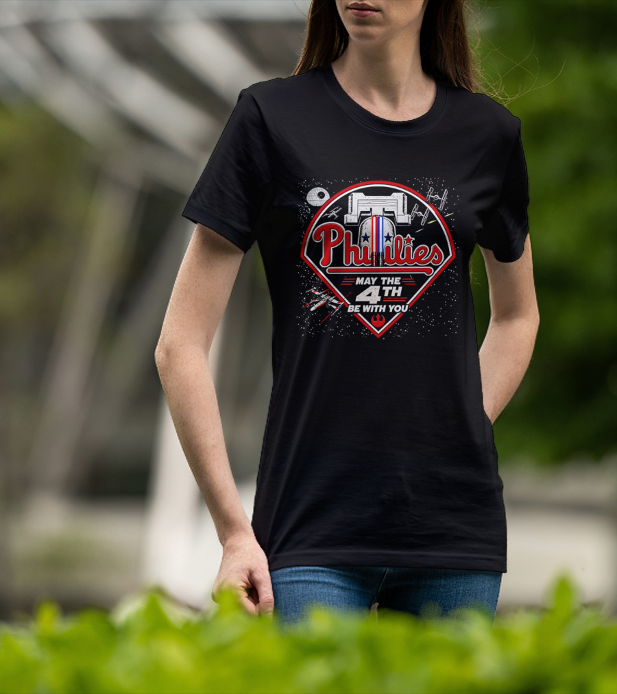 Phillies May The 4th Be With You MLB Star Wars Celebration T-Shirt