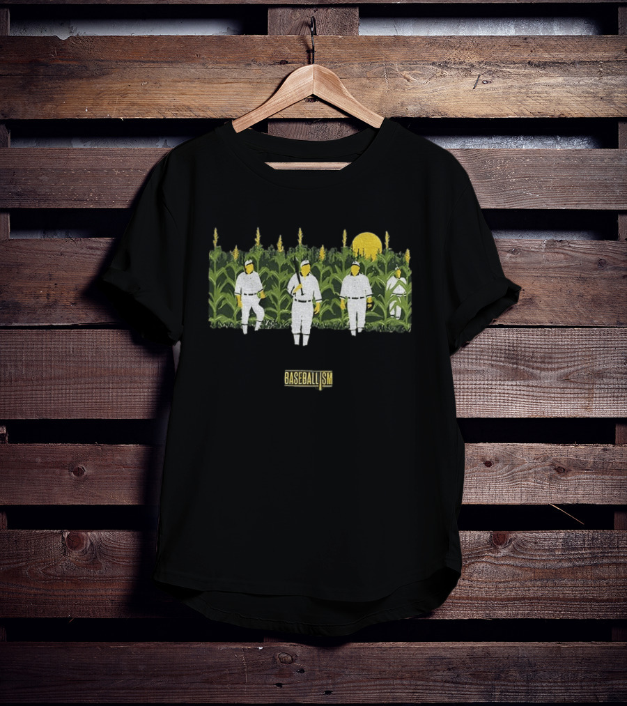 Phillies Vs Twins Field Of Dreams Baseballism Cornfield Players Sun T-Shirt