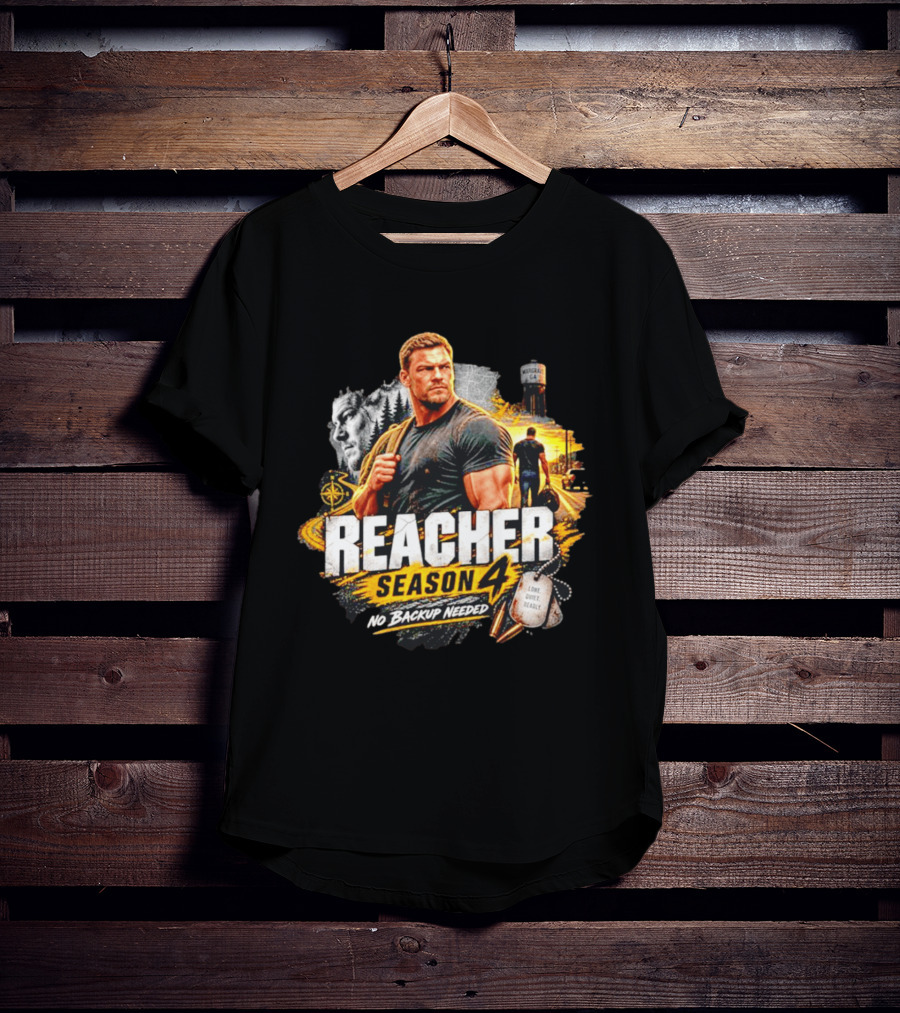 Reacher Season 4 No Backup Needed Morgan GA T-Shirt
