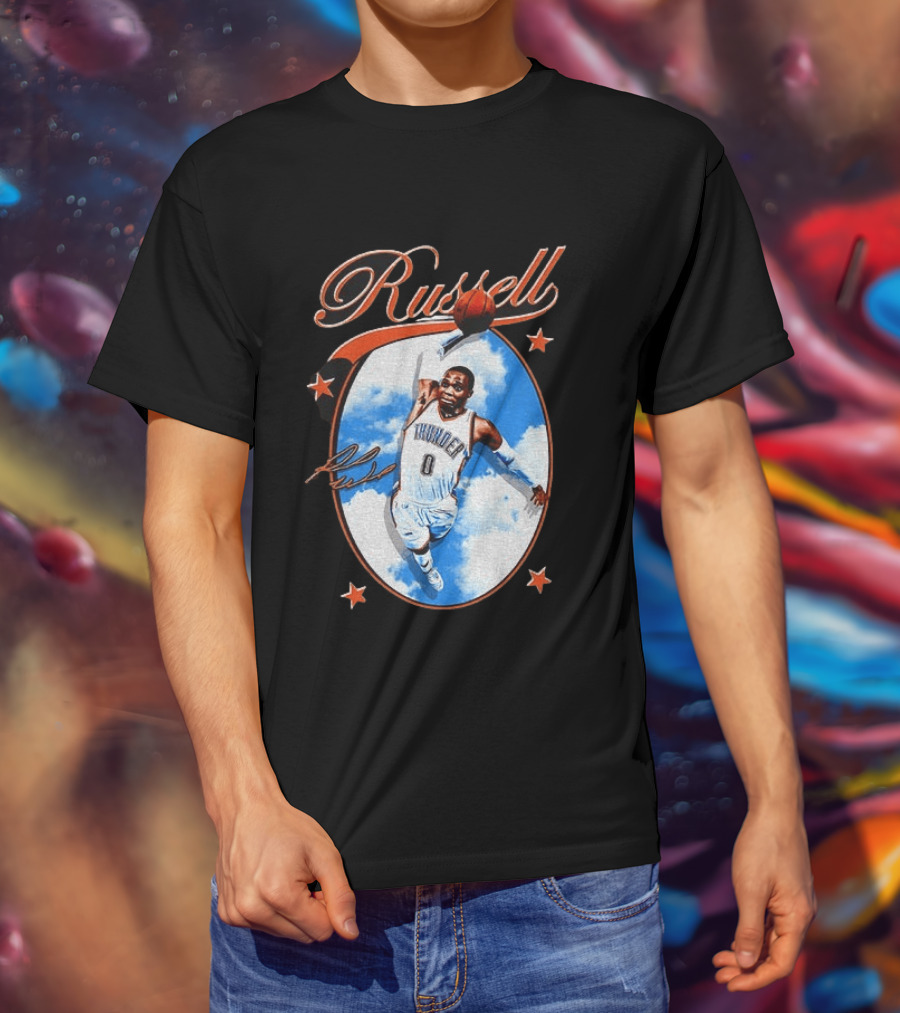 Russell Westbrook Thunder Basketball Legend T-Shirt