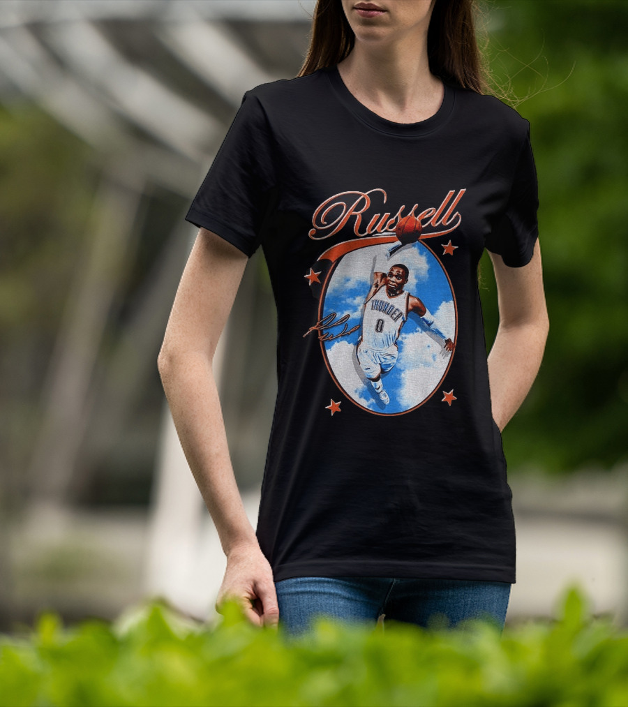Russell Westbrook Thunder Basketball Legend T-Shirt