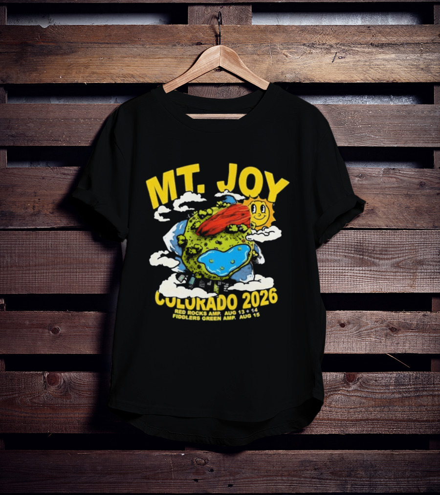 MT. Joy Colorado 2026 Red Rocks Amphitheatre August 13 Fiddler's Green August 15 T-Shirt
