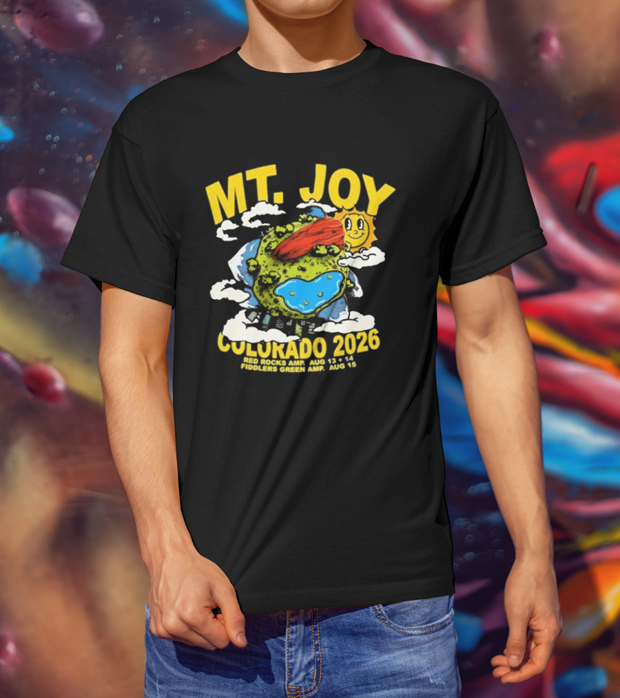 MT. Joy Colorado 2026 Red Rocks Amphitheatre August 13 Fiddler's Green August 15 T-Shirt