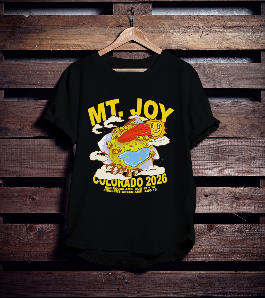 MT. Joy Colorado 2026 Red Rocks Amphitheater August 13 14 Fiddler's Green August 15 T-Shirt