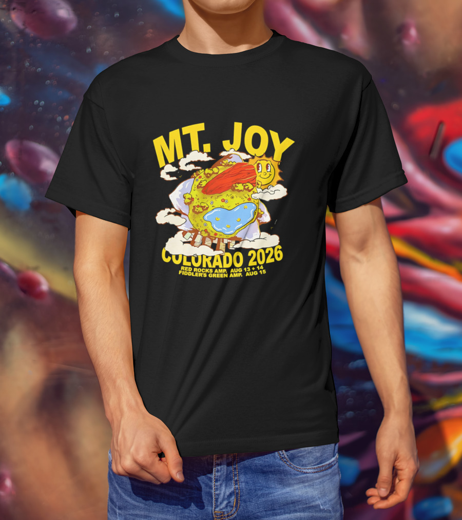 MT. Joy Colorado 2026 Red Rocks Amphitheater August 13 14 Fiddler's Green August 15 T-Shirt